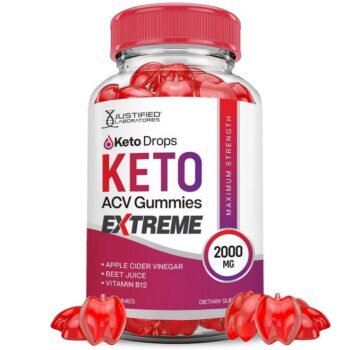 Keto Drops Keto ACV Gummies Extreme 2000MG Keto Drops Keto Gummies Advanced Formula Apple Cider Vinegar with Pomegranate Beet Juice Powder B12...
