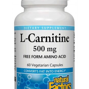 , L-Carnitine 500 mg, Energy Support, 60 Capsules (60 Servings)