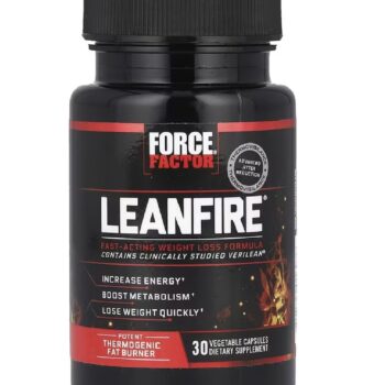 Leanfire Fast-Acting Weight Loss Formula 30 Vegetable Capsules