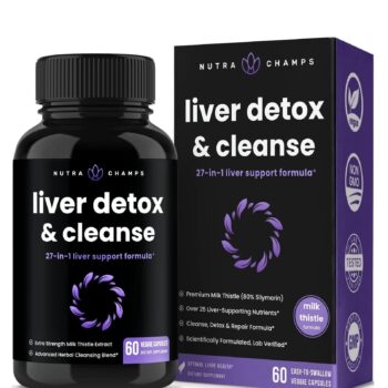 Liver Cleanse Detox And Repair With Milk Thistle Extract Liver Support Detox Cleanse 60 Capsules