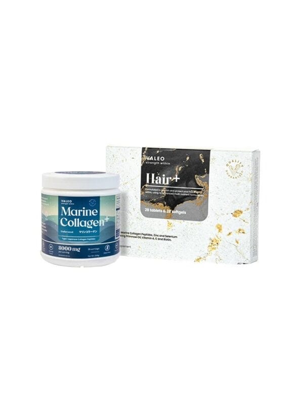 Marine Collagen+, 26 Servings And Hair+, 28 Tablets