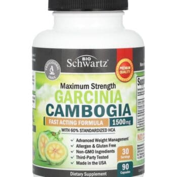 Maximum Strength, Garcinia Cambogia, 1,500 Mg - 90 Capsules