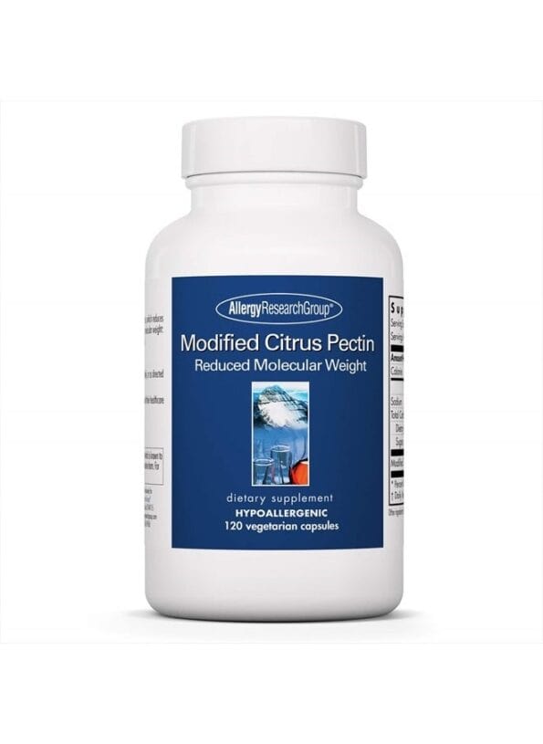 Modified Citrus Pectis Dietary Supplement - Cleansing, Low Molecular Weight, Hypoallergenic, Vegetarian Capsules, Gluten Free - 120 Count