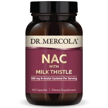 Nac with milk thistle 500 mg n-acetyl-cysteine per serving, 60 capsules | dietary supplement