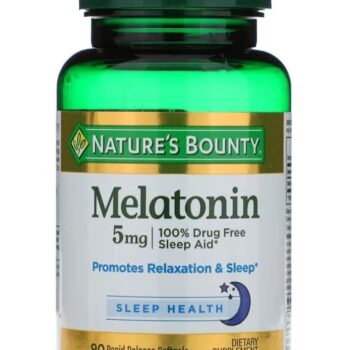 Nature's Bounty Melatonin 5mg Softgels 90 ea