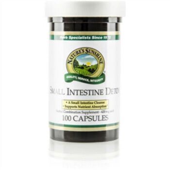 Nature's Sunshine Small Intestine Detox, 100 Capsules | Natural Formula Soothes Digestive Tissue and Helps with the Breakdown of Proteins
