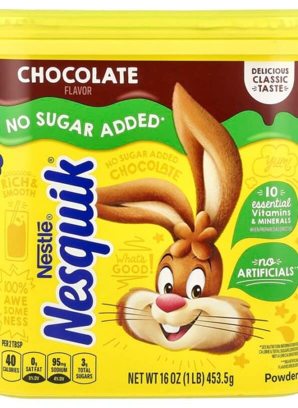 Nestle Powder Chocolate No Sugar Added 16 oz (453.5 g)