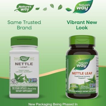 Nettle Leaf Dietary Supplement - 100 Capsules