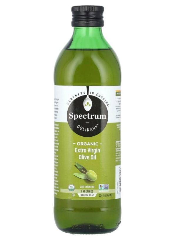 Organic Extra Virgin Olive Oil Cold Extracted 25.4 fl oz (750 ml)