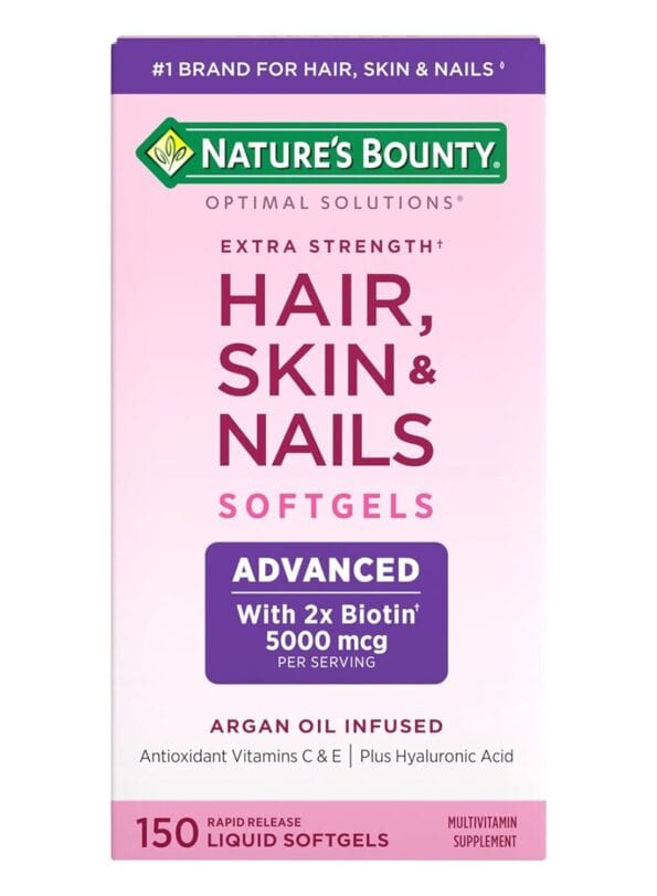 Pack of 2 Extra Strength Hair Skin Nails - 150 Caplets