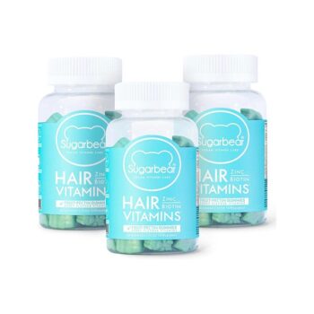 Pack Of 3 Hair Vitamins Supplements - 3*60 Gummies