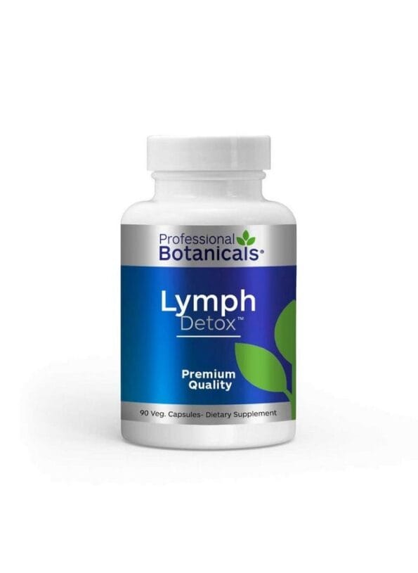 Professional Botanicals - Lymph Detox All-Natural Vegan Lymphatic Drainage Detox Cleanse Support Supplement - 90 Vegetarian Capsules