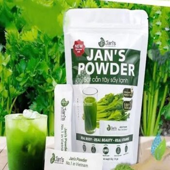 Pure Organic Jan Celery Powder, Effortlessly Supports Weight Loss, Targeting Excess Waist Fat with Fast-Burning Properties with Calcium, Magnesium,...