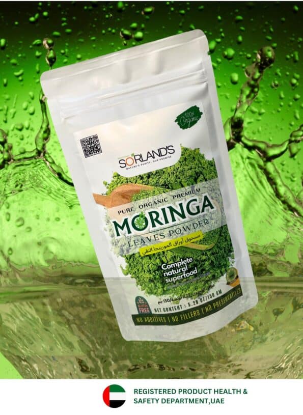 Pure Organic Moringa Leaves Powder -150 Gm Complete Natural Superfood | Certified Organic | Premium Quality with Shed Drying Solar Technology
