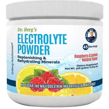 Raspberry And Lemon Natural Flavor Electrolyte Powder
