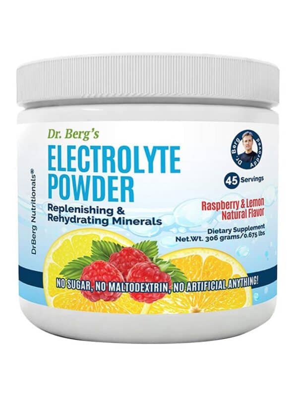 Raspberry And Lemon Natural Flavor Electrolyte Powder