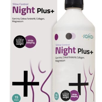 Sline Control Night Plus Garcinia Coleus Forskohlii Collagen Magnesium Control Body Weight While Sleeping 450ml