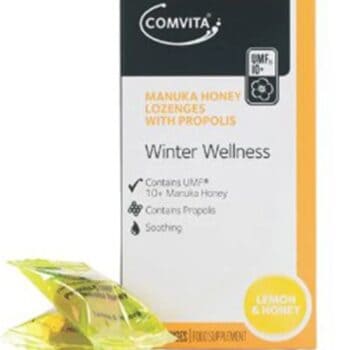 Soothing Manuka Honey Lozenges - Zesty Lemon Flavor 12s