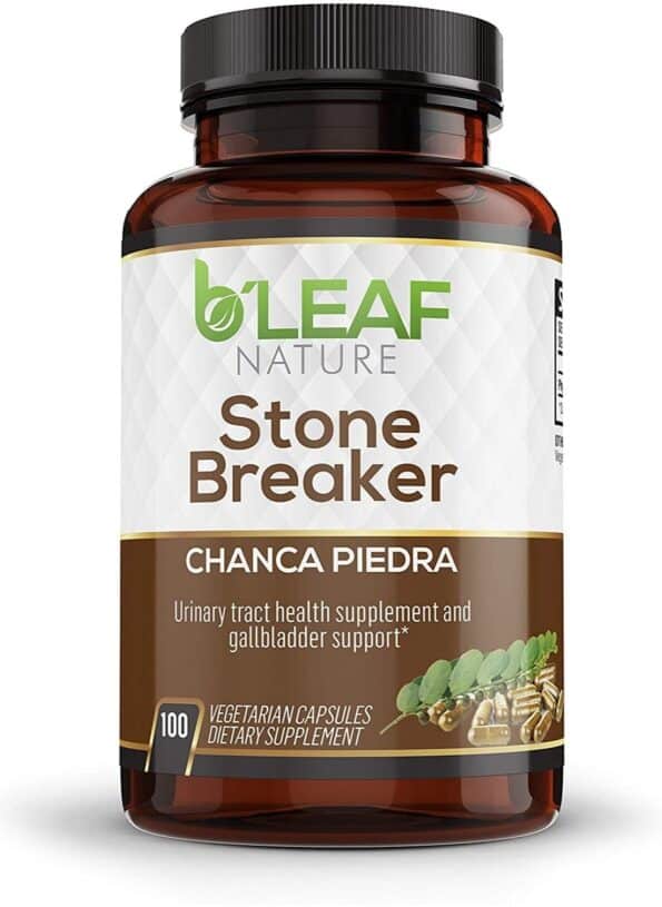 Stone Breaker Chanca Piedra Extract 1000mg Urinary Tract and Gallbladder Support 100 Vegetarian Capsules