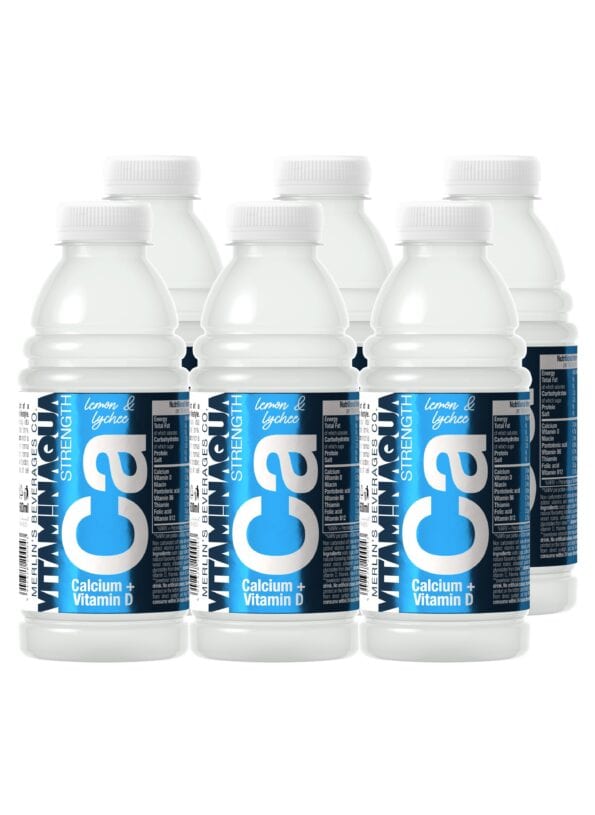 Strength Ca + Vitamin D Lemon And Lychee - 6x600ml