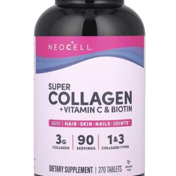 Super Collagen, Vitamin C And Biotin, 270 Tablets