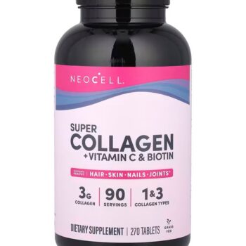 Super Collagen, + Vitamin C & Biotin, 270 Tablets