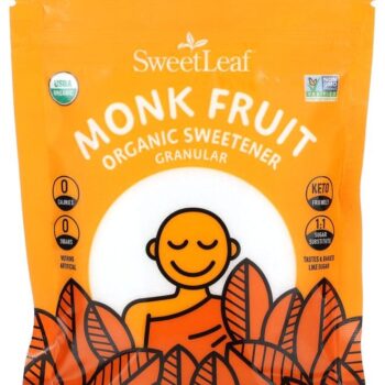 Sweet Leaf Monk Fruit Organic Sweetener Granular 8.47 oz (240 g)