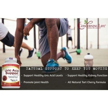 Uric Acid Support, Cleanse & Kidney Function Control - Supports A healthy Natural Gout Inflammation - Herbal Cleanse Detox for Joint Pain Swelling...