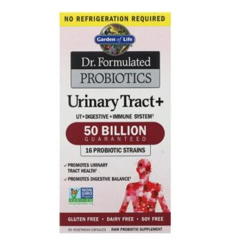 Urinary Tract Plus Dietary Supplement - 60 Vegetarian Caps